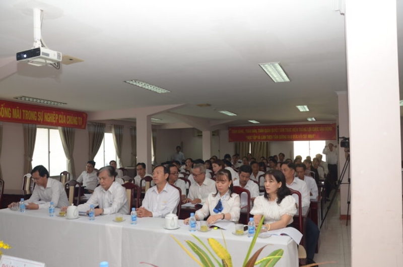 Toàn cảnh hội nghị người lao động Công ty cổ phần Lương thực TP.HCM năm 2021