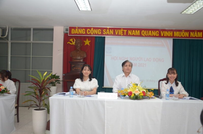 Đoàn Chủ tịch Hội nghị người lao động Công ty cổ phần Lương thực TP.HCM năm 2021