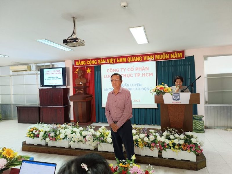 Ảnh: Giảng viên Đinh Minh Nhựt – Công ty CP Kiểm định an toàn thiết bị công nghiệp Thành phố